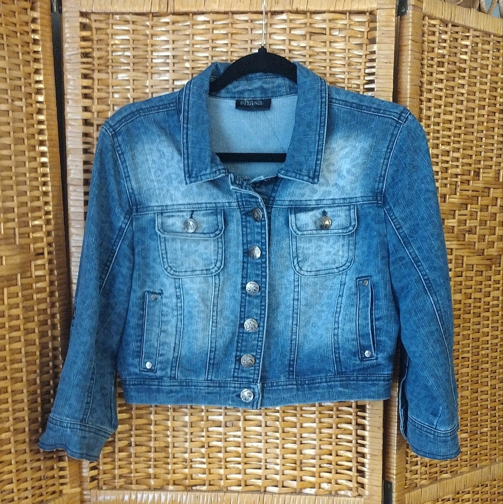 Denim jeans jacket size large